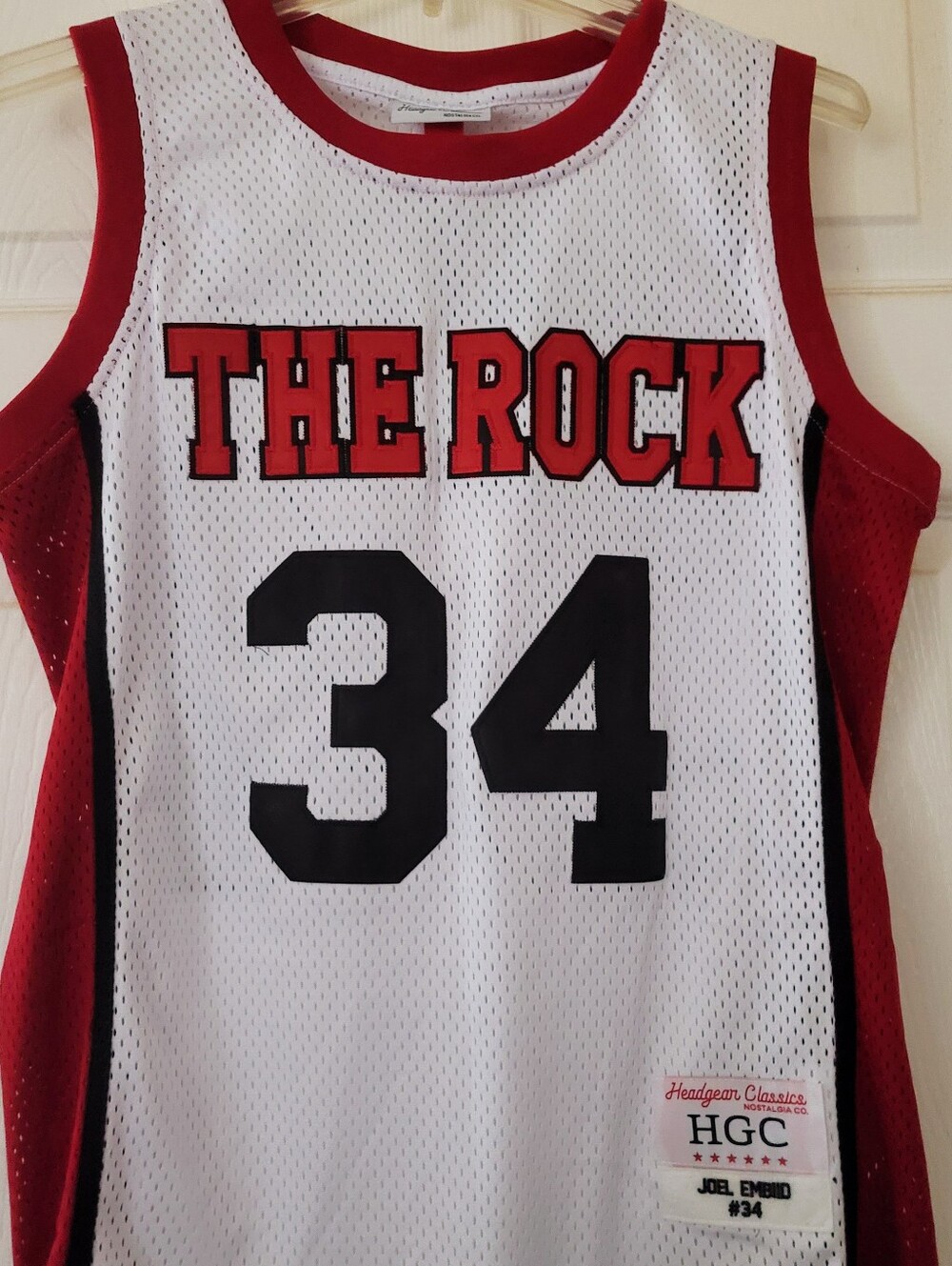 NWT Headgear Classics The Rock 34 Basketball Jersey XS